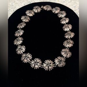 TAXCO MEX 93 grams Flower Necklace STUNNING STERLING
